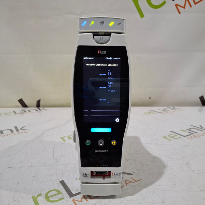 Masimo Masimo Radical 7 Pulse Oximeter w/ Base Patient Monitors reLink Medical