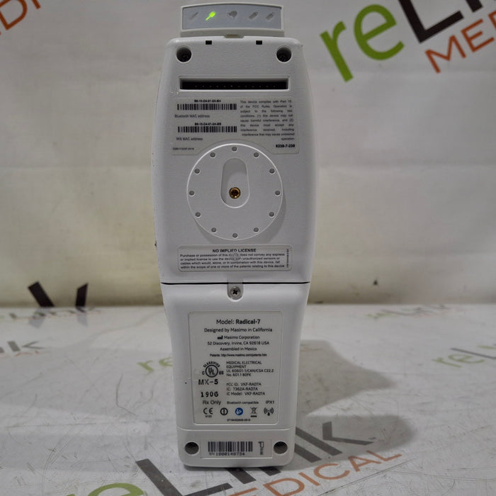 Masimo Masimo Radical 7 Pulse Oximeter w/ Base Patient Monitors reLink Medical