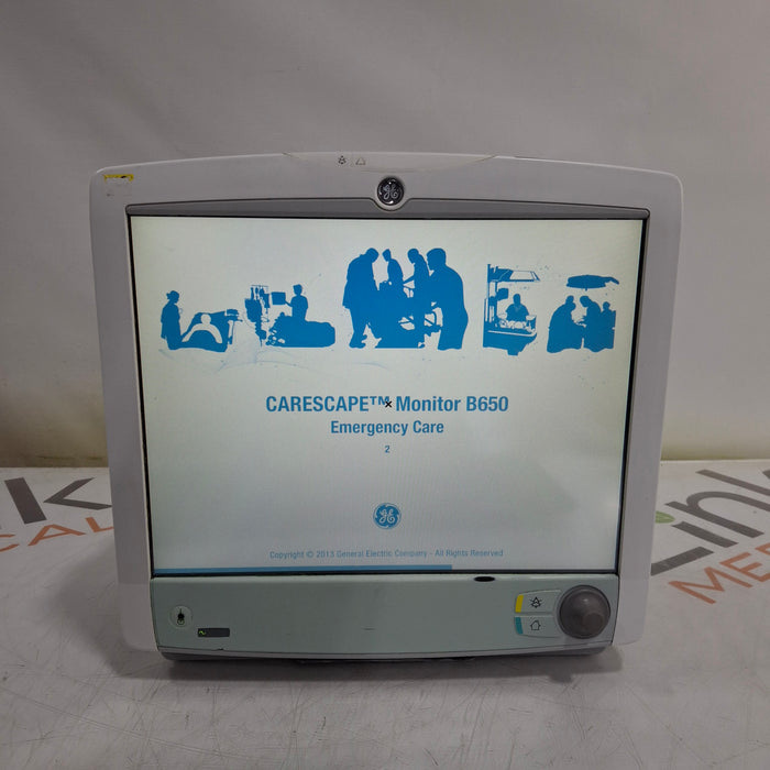 GE Healthcare GE Healthcare Carescape B650 Emergency Care Patient Monitor Patient Monitors reLink Medical