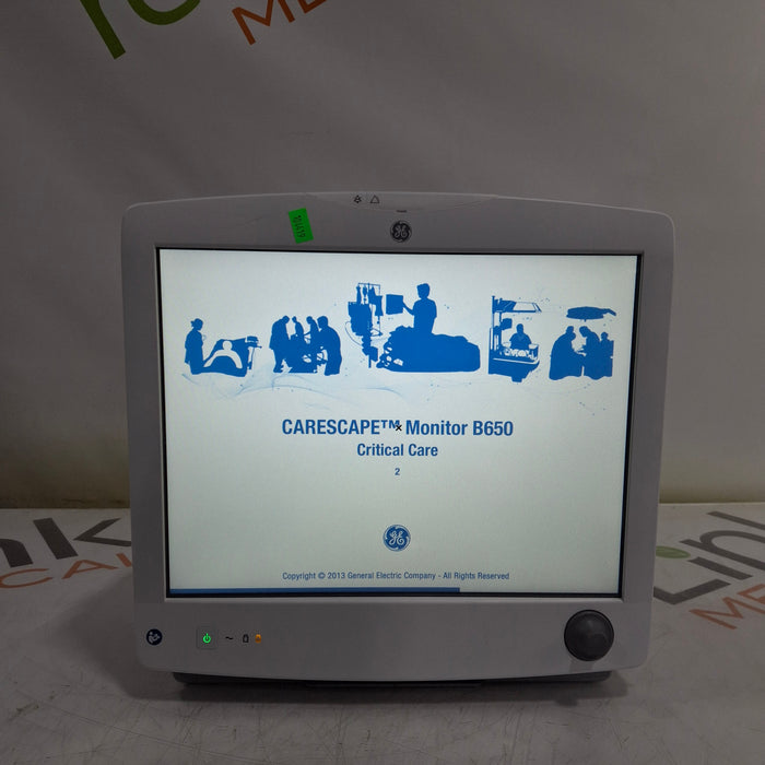 GE Healthcare GE Healthcare Carescape B650 Critical Care Patient Monitor Patient Monitors reLink Medical