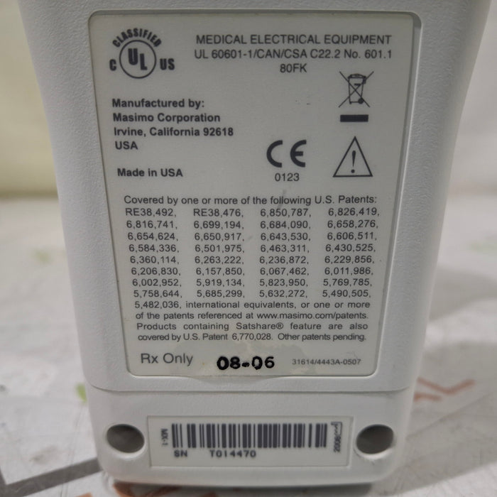 Masimo Masimo Radical 7 Pulse Oximeter w/ Base Patient Monitors reLink Medical