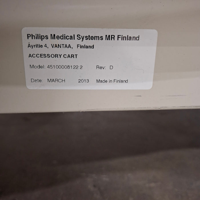 Philips Sonalleve MR-HiFU Accessory Cart