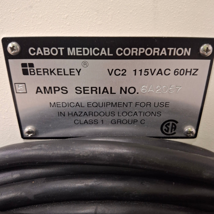 Cabot Medical Cabot Medical Berkeley VC-2 Vacuum Curettage System Surgical Equipment reLink Medical