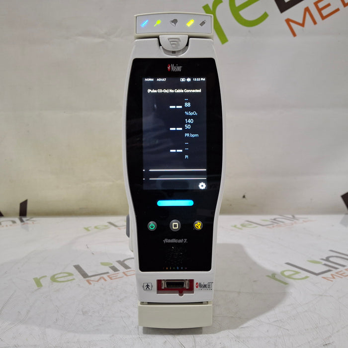 Masimo Masimo Radical 7 Pulse Oximeter w/ Base Patient Monitors reLink Medical