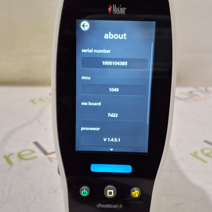 Masimo Masimo Radical 7 Pulse Oximeter w/ Base Patient Monitors reLink Medical