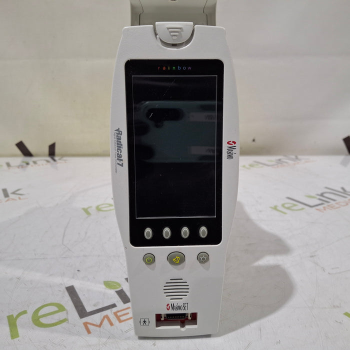 Masimo Masimo Radical 7 Pulse Oximeter w/ Base Patient Monitors reLink Medical