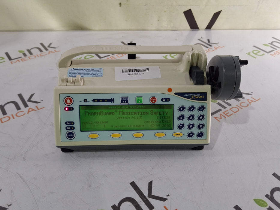 Smiths Medical Smiths Medical Medfusion 3500 Syringe Infusion Pump Infusion Pump reLink Medical