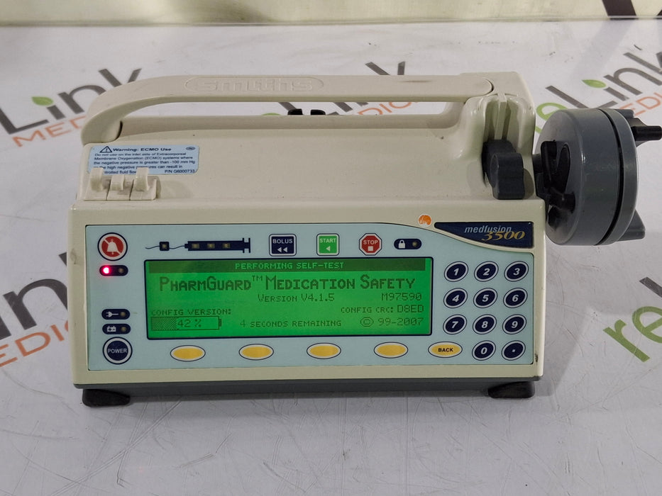 Smiths Medical Smiths Medical Medfusion 3500 Version 4 Syringe Infusion Pump Infusion Pump reLink Medical