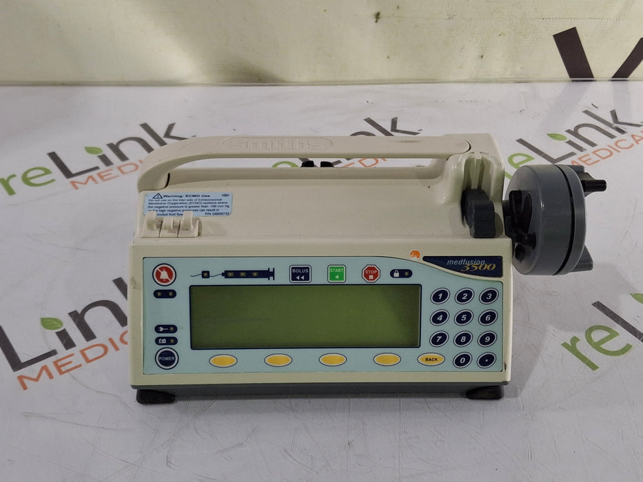 Smiths Medical Smiths Medical Medfusion 3500 Version 4 Syringe Infusion Pump Infusion Pump reLink Medical