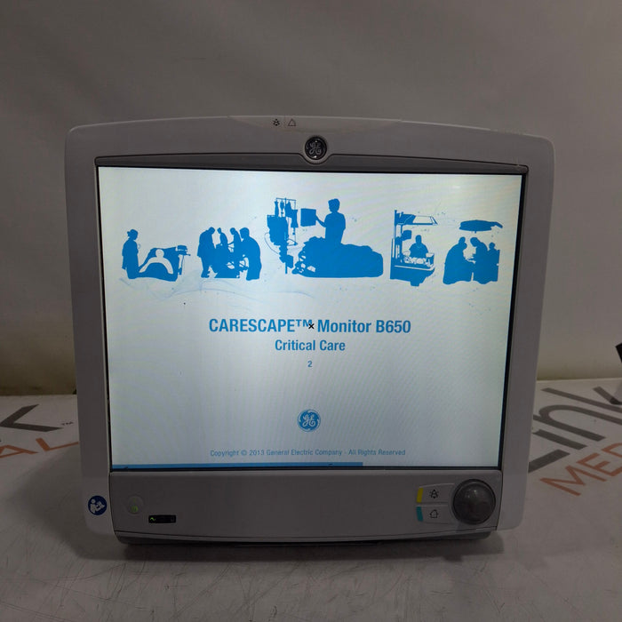 GE Healthcare GE Healthcare Carescape B650 Critical Care Patient Monitor Patient Monitors reLink Medical