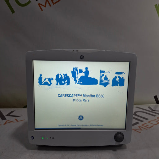 GE Healthcare GE Healthcare Carescape B650 Critical Care Patient Monitor Patient Monitors reLink Medical