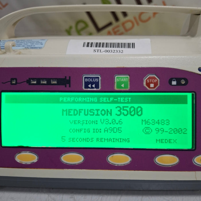 Smiths Medical Smiths Medical Medfusion 3500 Version 3 Syringe Infusion Pump Infusion Pump reLink Medical