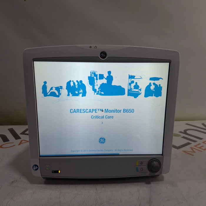 GE Healthcare GE Healthcare Carescape B650 Critical Care Patient Monitor Patient Monitors reLink Medical