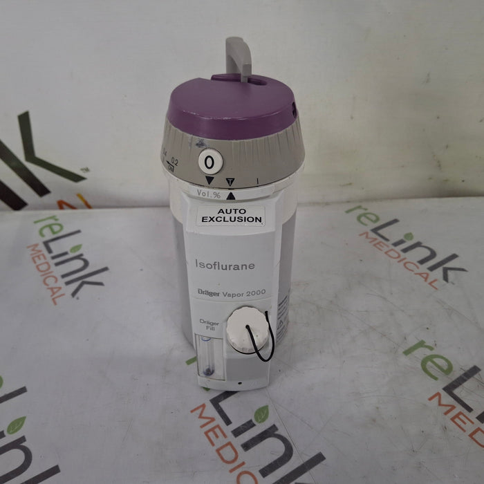Draeger Medical Draeger Medical Vapor 2000 Isoflurane Vaporizer Anesthesia reLink Medical