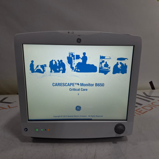 GE Healthcare GE Healthcare Carescape B650 Critical Care Patient Monitor Patient Monitors reLink Medical