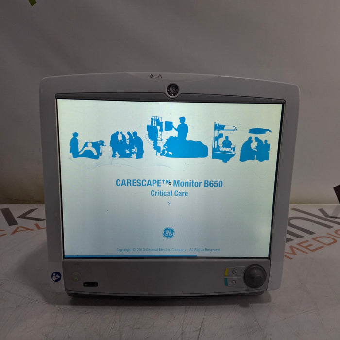 GE Healthcare GE Healthcare Carescape B650 Critical Care Patient Monitor Patient Monitors reLink Medical