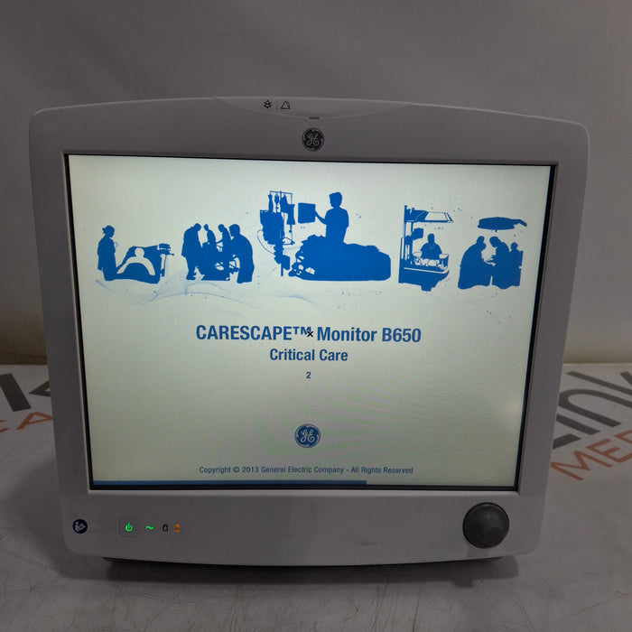 GE Healthcare GE Healthcare Carescape B650 Critical Care Patient Monitor Patient Monitors reLink Medical