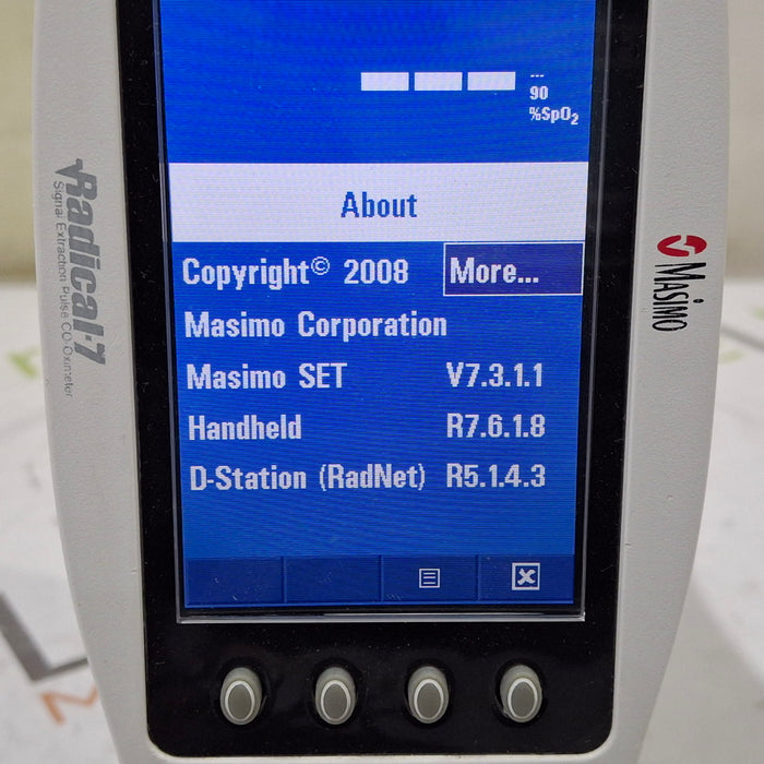 Masimo Masimo Radical 7 Pulse Oximeter w/ Base Patient Monitors reLink Medical
