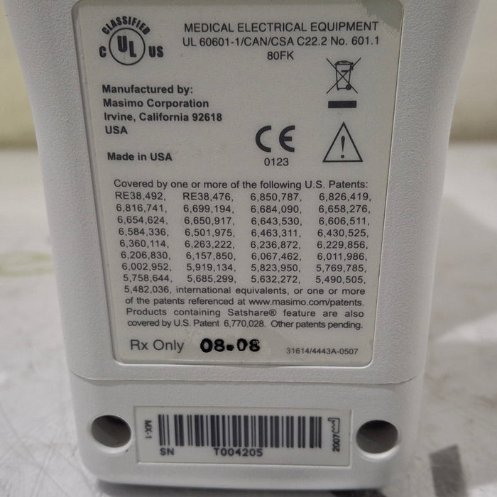 Masimo Masimo Radical 7 Pulse Oximeter w/ Base Patient Monitors reLink Medical