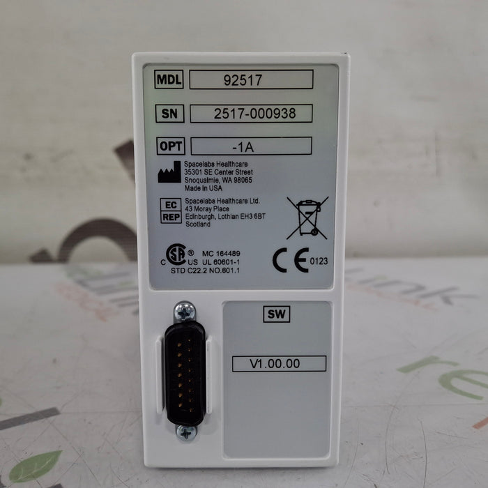 Spacelabs Healthcare Spacelabs Healthcare 92517 Opt 1A Capnography Module Patient Monitors reLink Medical