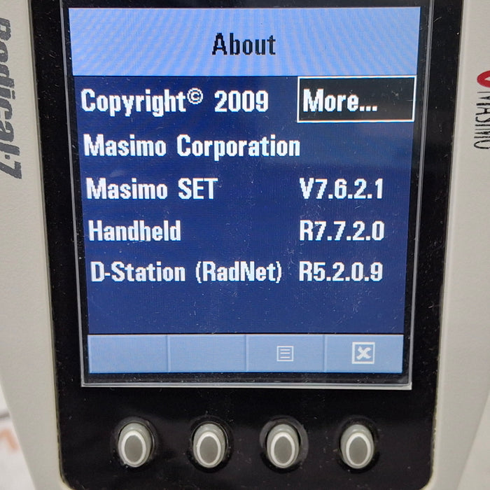 Masimo Masimo Radical 7 Pulse Oximeter w/ Base Patient Monitors reLink Medical