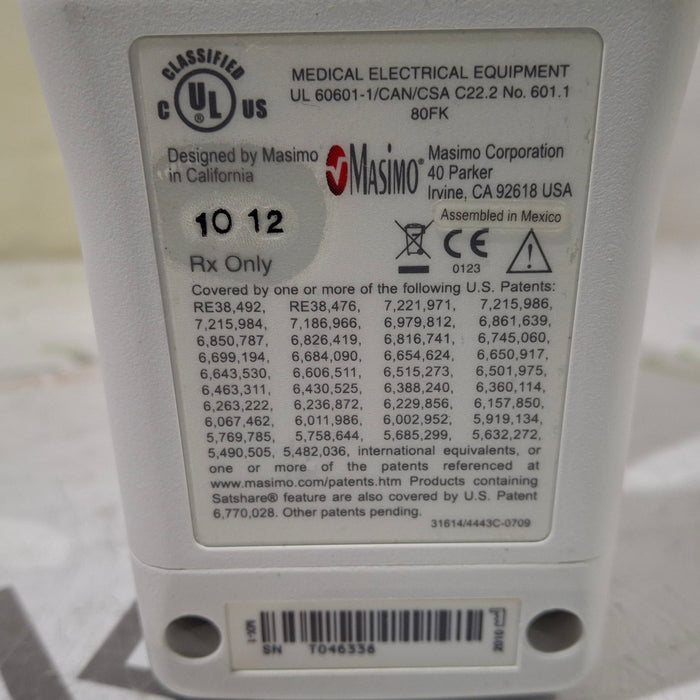 Masimo Masimo Radical 7 Pulse Oximeter w/ Base Patient Monitors reLink Medical