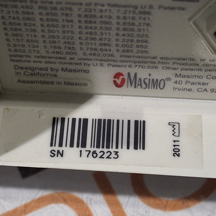 Masimo Masimo Radical 7 Pulse Oximeter w/ Base Patient Monitors reLink Medical