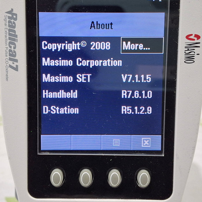 Masimo Masimo Radical 7 Pulse Oximeter w/ Base Patient Monitors reLink Medical