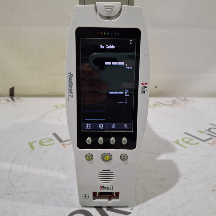 Masimo Masimo Radical 7 Pulse Oximeter w/ Base Patient Monitors reLink Medical