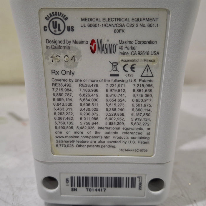 Masimo Masimo Radical 7 Pulse Oximeter w/ Base Patient Monitors reLink Medical