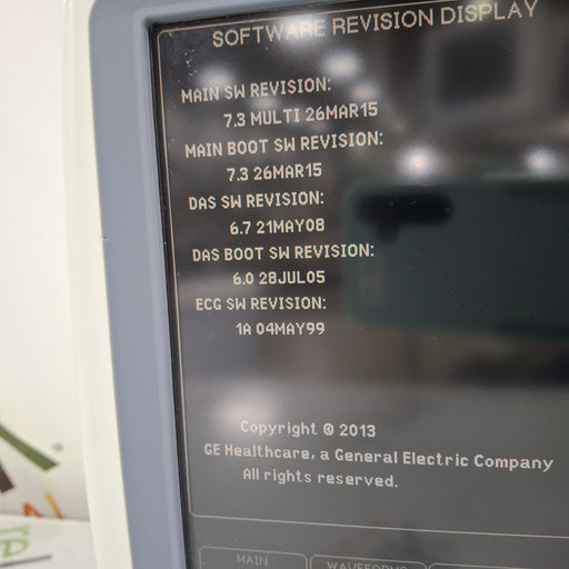 GE Healthcare GE Healthcare Dash 5000 - Masimo SpO2 Patient Monitor Patient Monitors reLink Medical