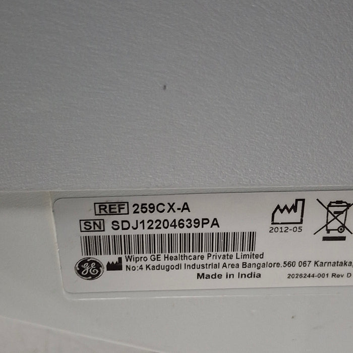GE Healthcare GE Healthcare Corometrics 250cx Series Model 259cx-a Fetal Monitor Patient Monitors reLink Medical