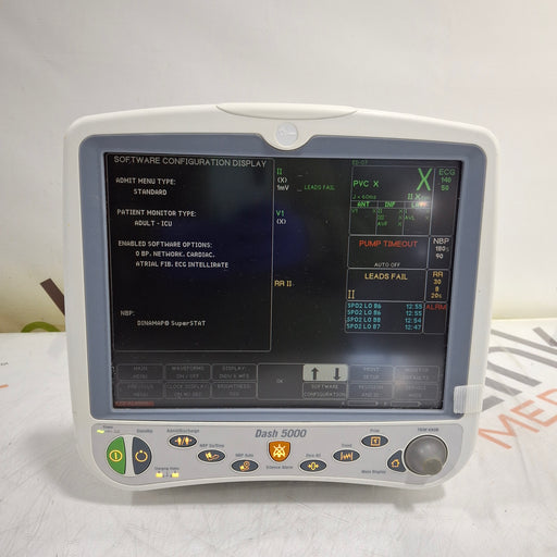 GE Healthcare GE Healthcare Dash 5000 - GE/Nellcor SpO2 Patient Monitor Patient Monitors reLink Medical