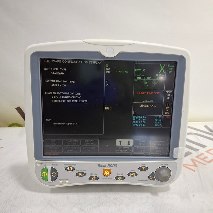 GE Healthcare GE Healthcare Dash 5000 - GE/Nellcor SpO2 Patient Monitor Patient Monitors reLink Medical