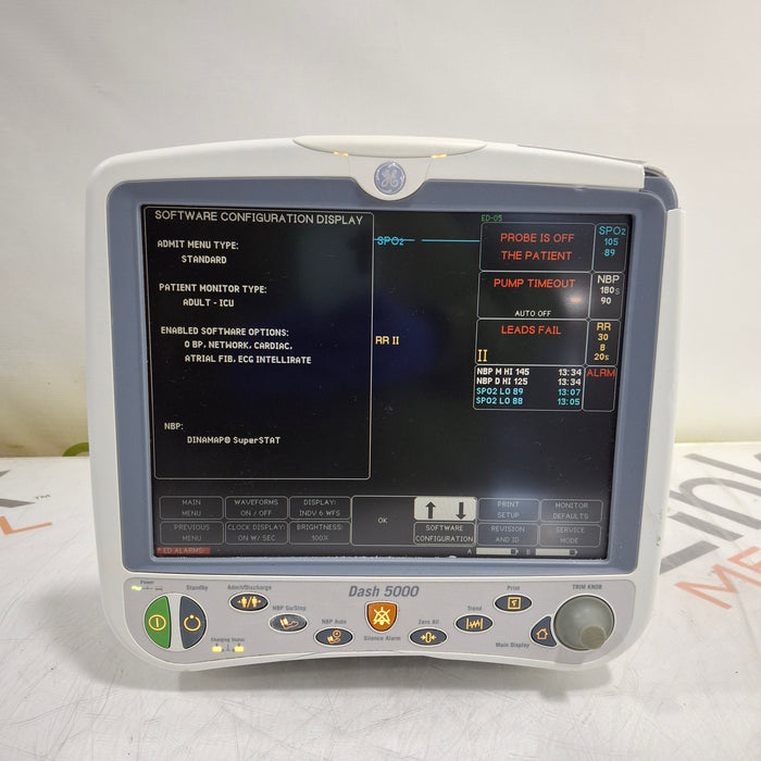 GE Healthcare GE Healthcare Dash 5000 - GE/Nellcor SpO2 Patient Monitor Patient Monitors reLink Medical