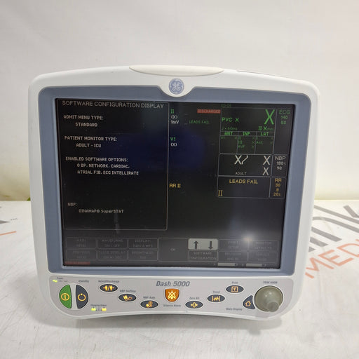 GE Healthcare GE Healthcare Dash 5000 - GE/Nellcor SpO2 Patient Monitor Patient Monitors reLink Medical