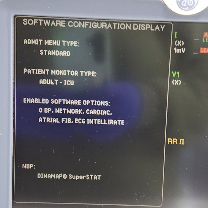 GE Healthcare Dash 5000 - GE/Nellcor SpO2 Patient Monitor