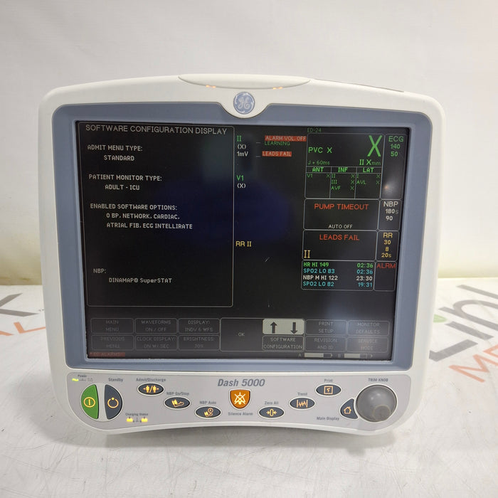 GE Healthcare GE Healthcare Dash 5000 - GE/Nellcor SpO2 Patient Monitor Patient Monitors reLink Medical