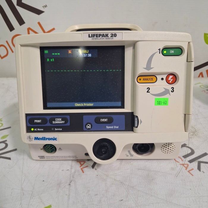 Physio-Control Physio-Control LifePak 20 Defib Defibrillators reLink Medical