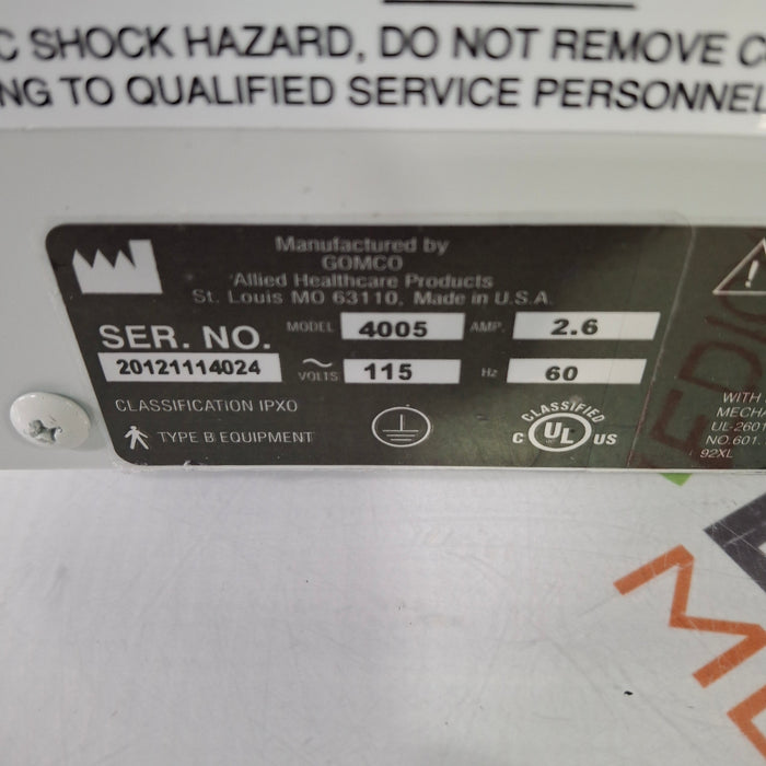 Gomco Gomco 4005 Pump Surgical Equipment reLink Medical