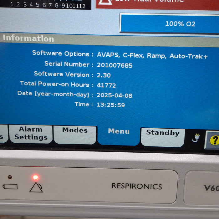 Philips Philips Respironics V60 BiPAP Ventilator Respiratory reLink Medical