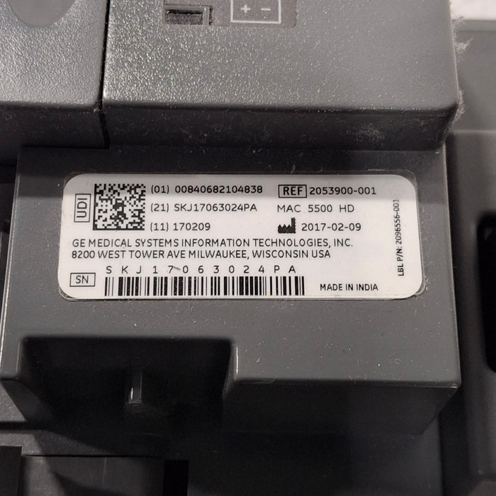 GE Healthcare GE Healthcare MAC 5500 HD ECG with CAM Module Cardiology reLink Medical