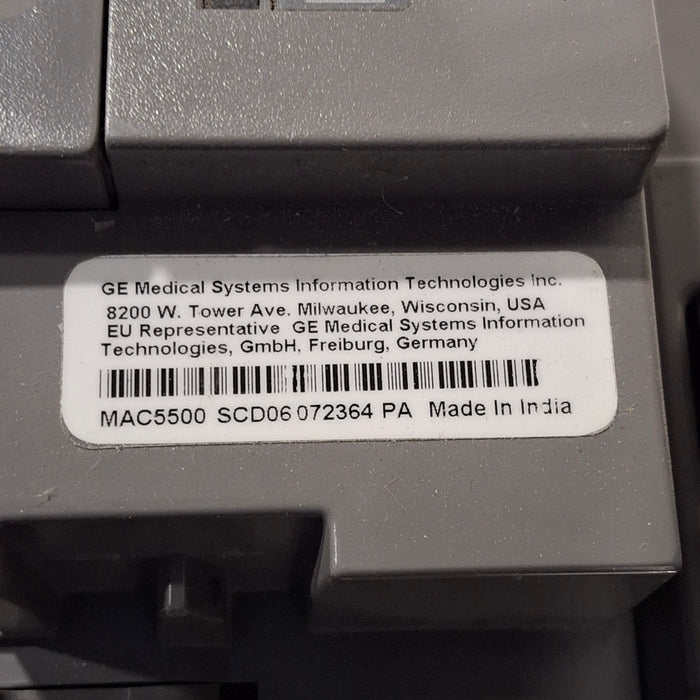 GE Healthcare GE Healthcare MAC 5500 ECG without CAM Module Cardiology reLink Medical