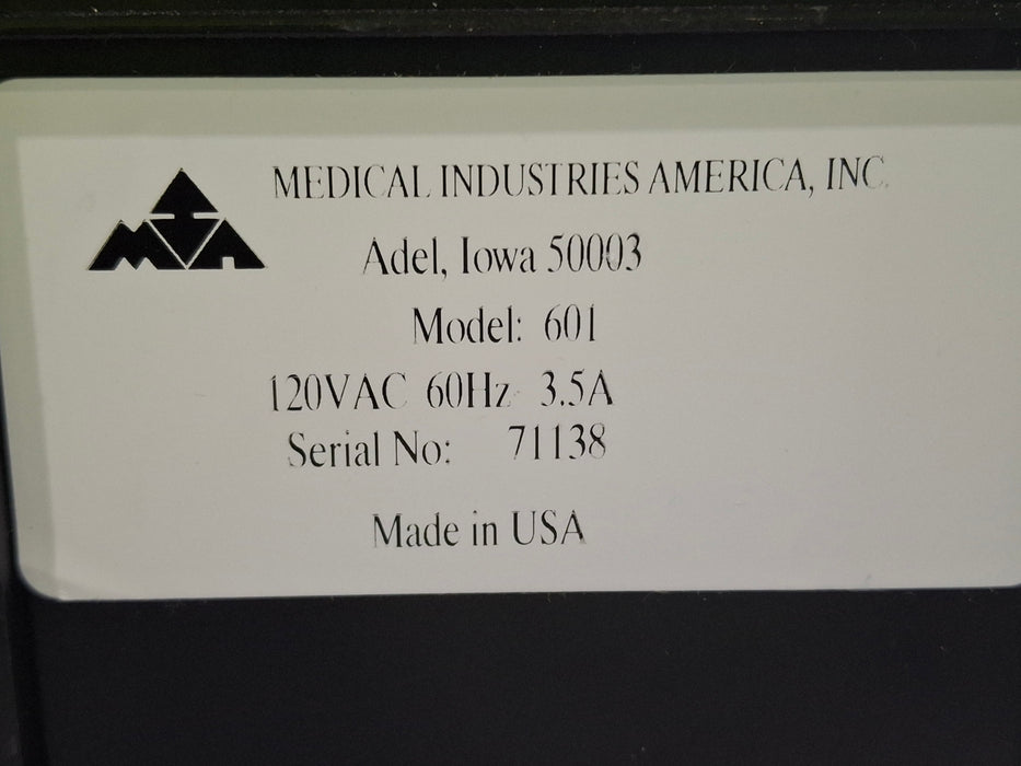Medical industries America inc. 601 Aspirator