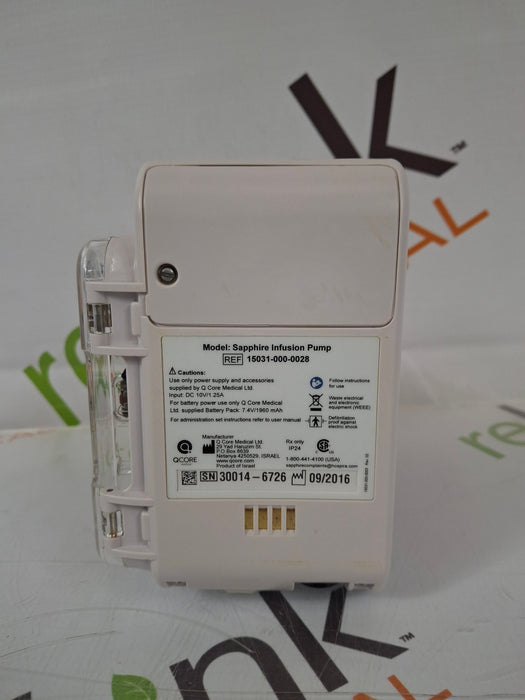 QCore Medical QCore Medical Sapphire Multi-Therapy Infusion Pump Infusion Pump reLink Medical