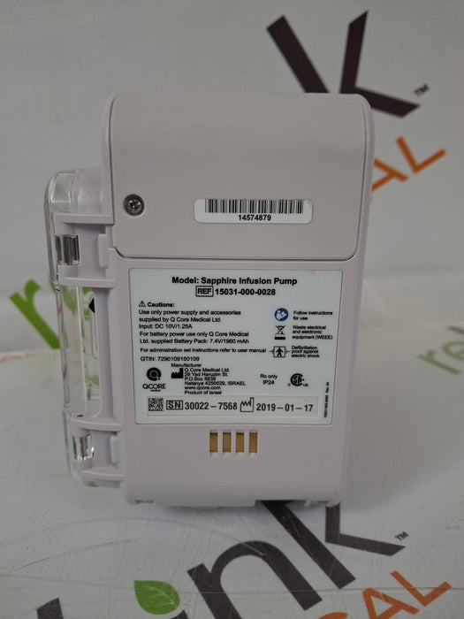 QCore Medical QCore Medical Sapphire Multi-Therapy Infusion Pump Infusion Pump reLink Medical