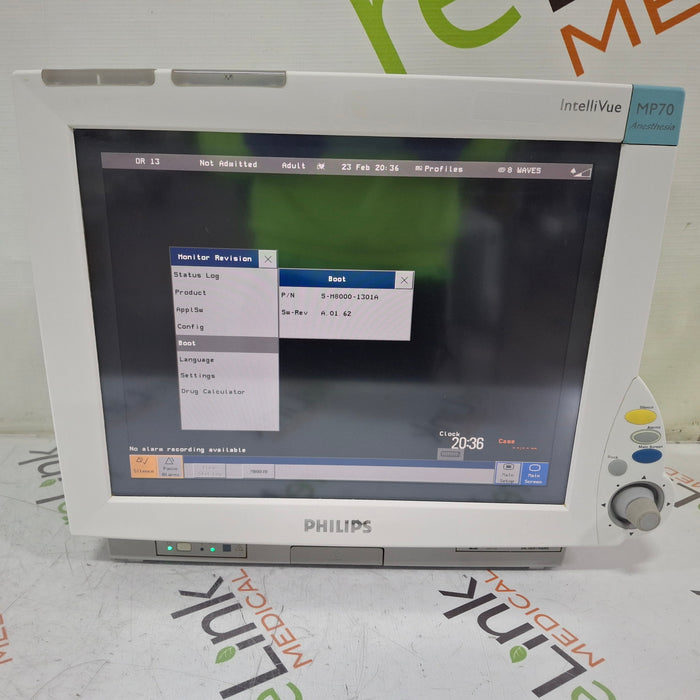 Philips Philips IntelliVue MP70 - Anesthesia Patient Monitor Patient Monitors reLink Medical