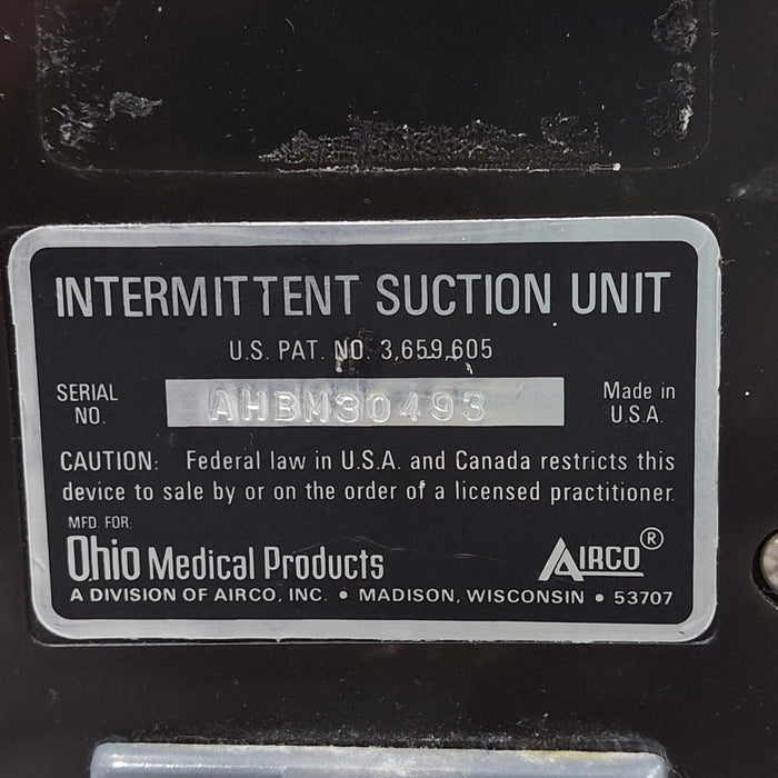Ohmeda Medical Ohmeda Medical 200 Intermittent Suction Unit Respiratory reLink Medical