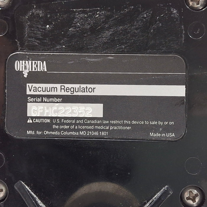 Ohmeda Medical Ohmeda Medical Vacuum Regulator Respiratory reLink Medical