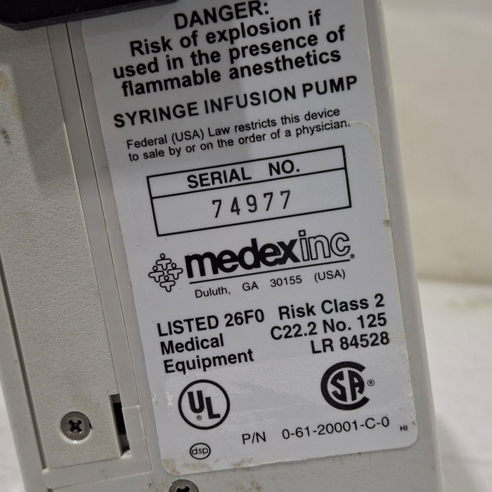 Medex Medex Medfusion 2010i Syringe Infusion Pump Infusion Pump reLink Medical